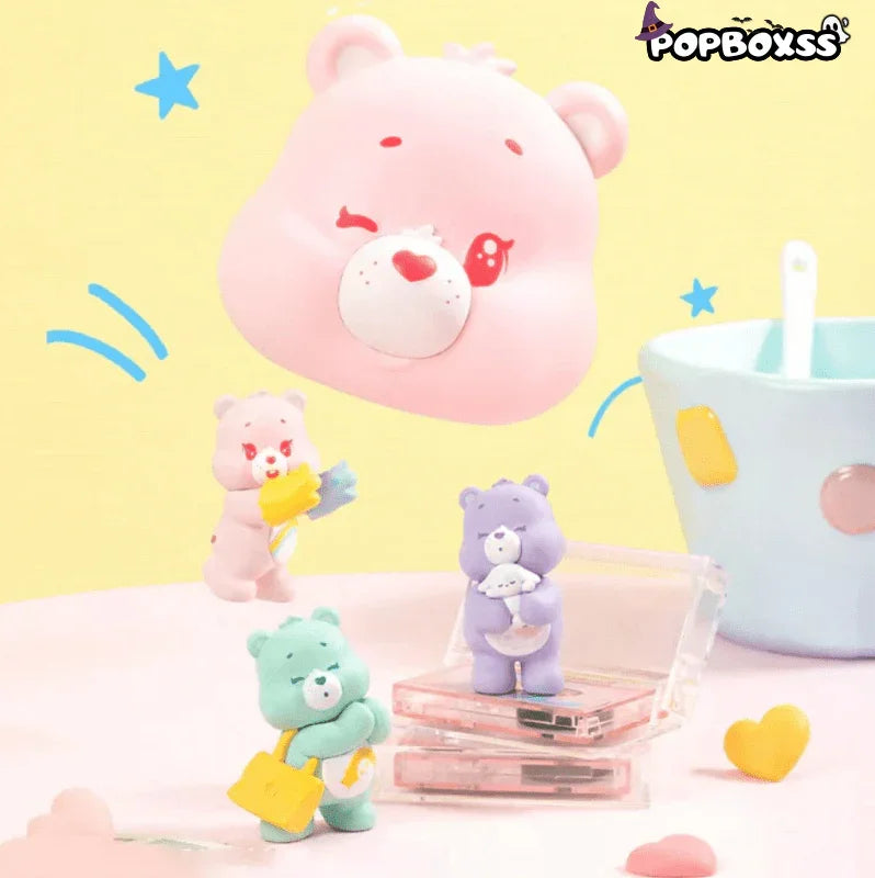 Care Bears Little Things Series Cubby Face Mini Beans Figures, Blind Bag - POP BOX