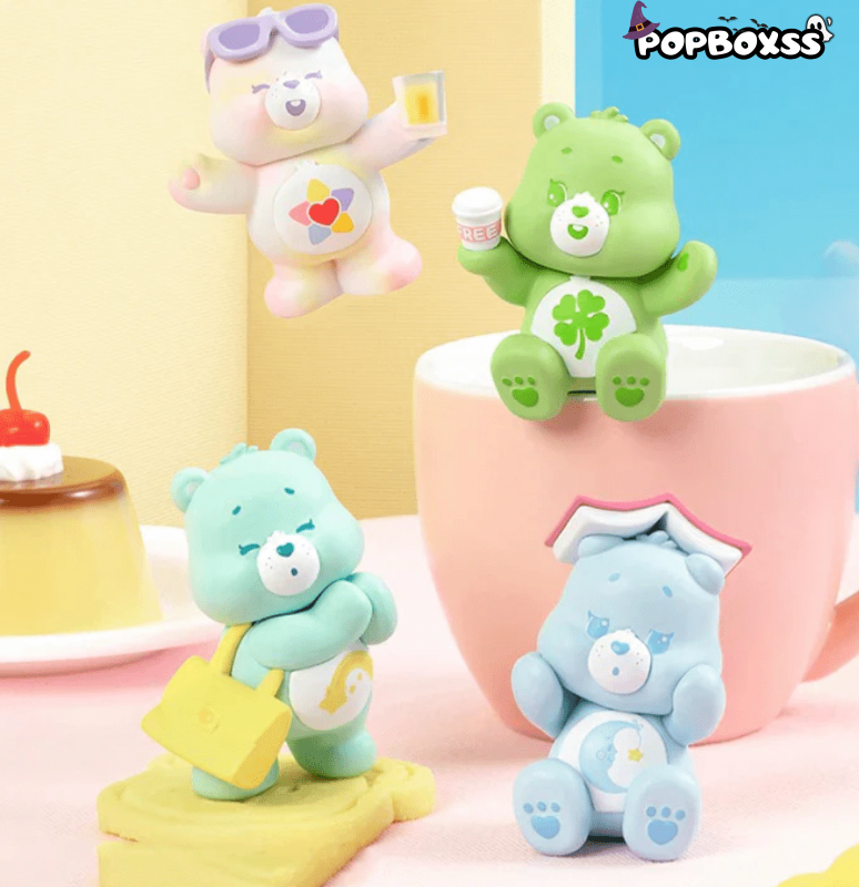 Care Bears Little Things Series Cubby Face Mini Beans Figures, Blind Bag - POP BOX