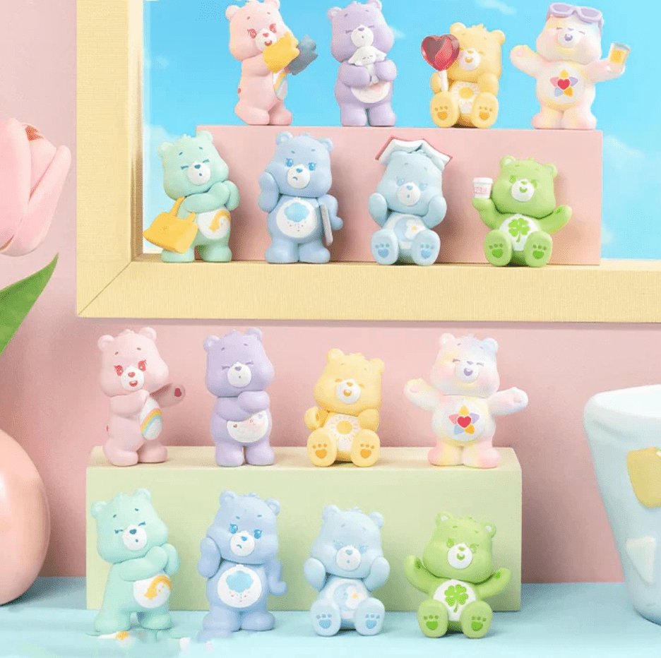 Care Bears Little Things Series Cubby Face Mini Beans Figures, Blind Bag - POP BOX