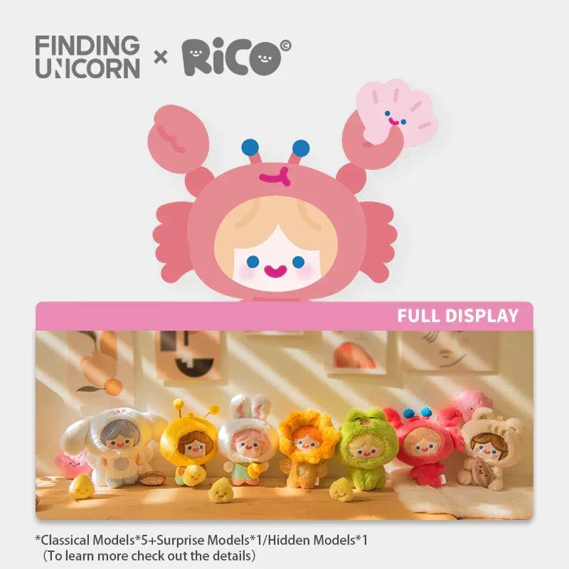 CELL RiCO Happy Fluffy Series Plush Dolls. Blind Box - POP BOX
