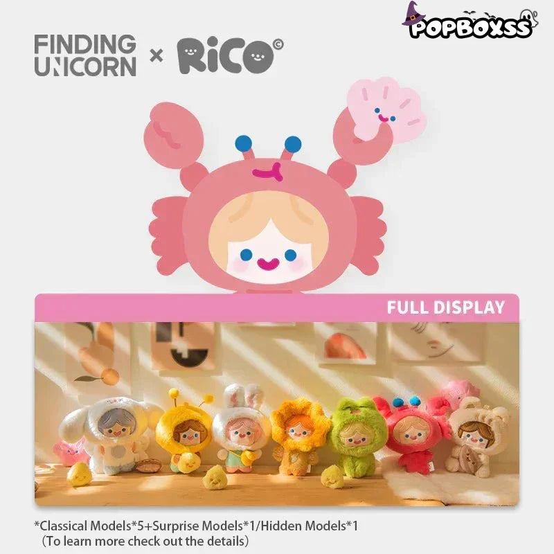 CELL RiCO Happy Fluffy Series Plush Dolls. Blind Box - POP BOX
