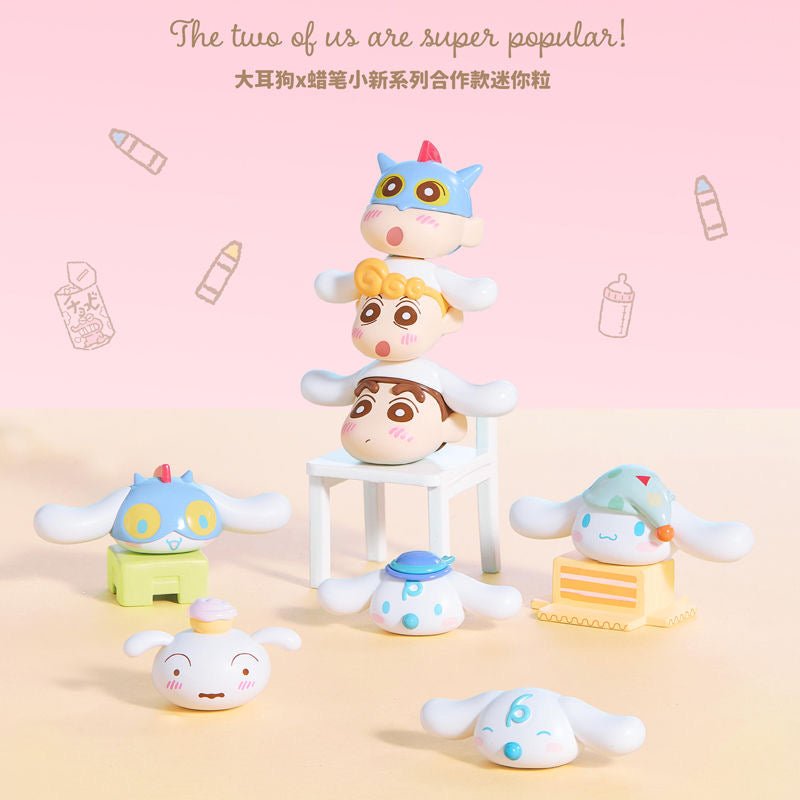 Cinnamoroll ×Crayon Shinchan Series Mini Beans Figures - POP BOX