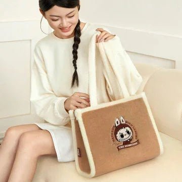 Classic Bag Series - LABUBUPlush Tote Bag (Brown) - POP BOX