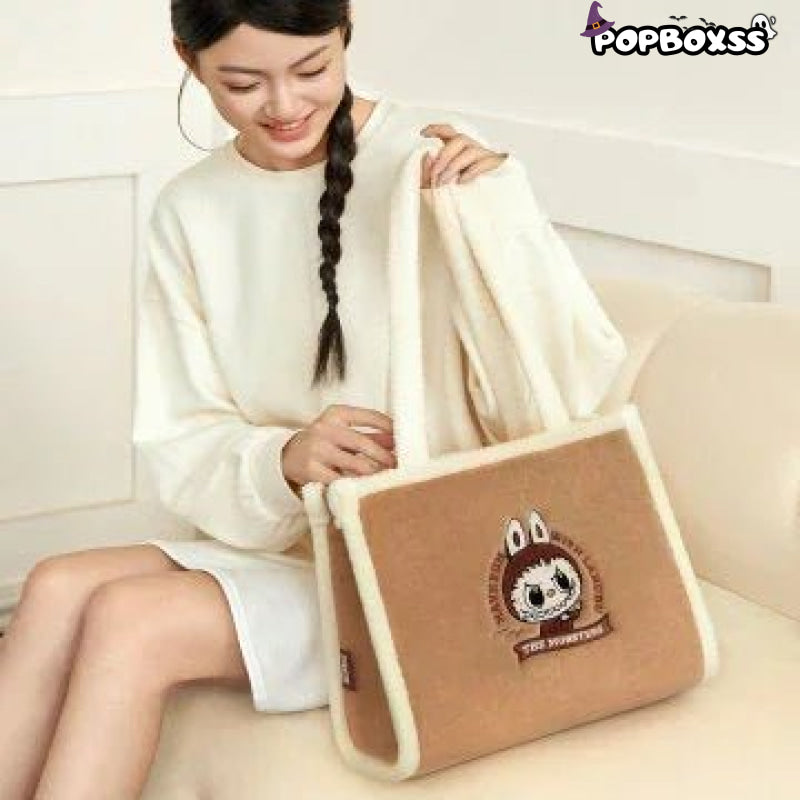 Classic Bag Series - LABUBUPlush Tote Bag (Brown) - POP BOX