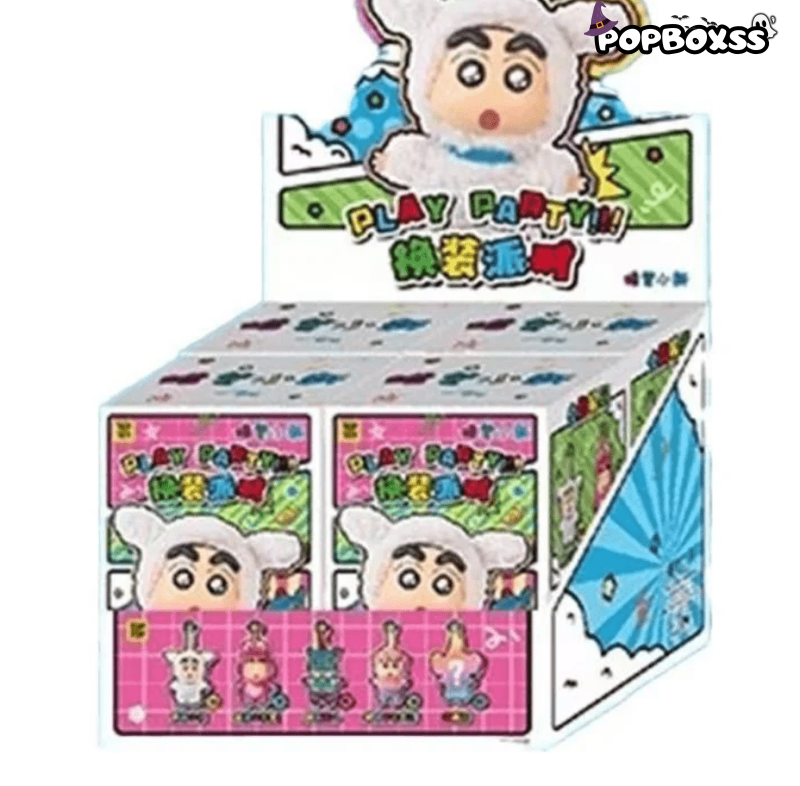 Crayon ShinChan Play Party! Series Plush Pendant Blind Box (PRE - ORDER) - POP BOX