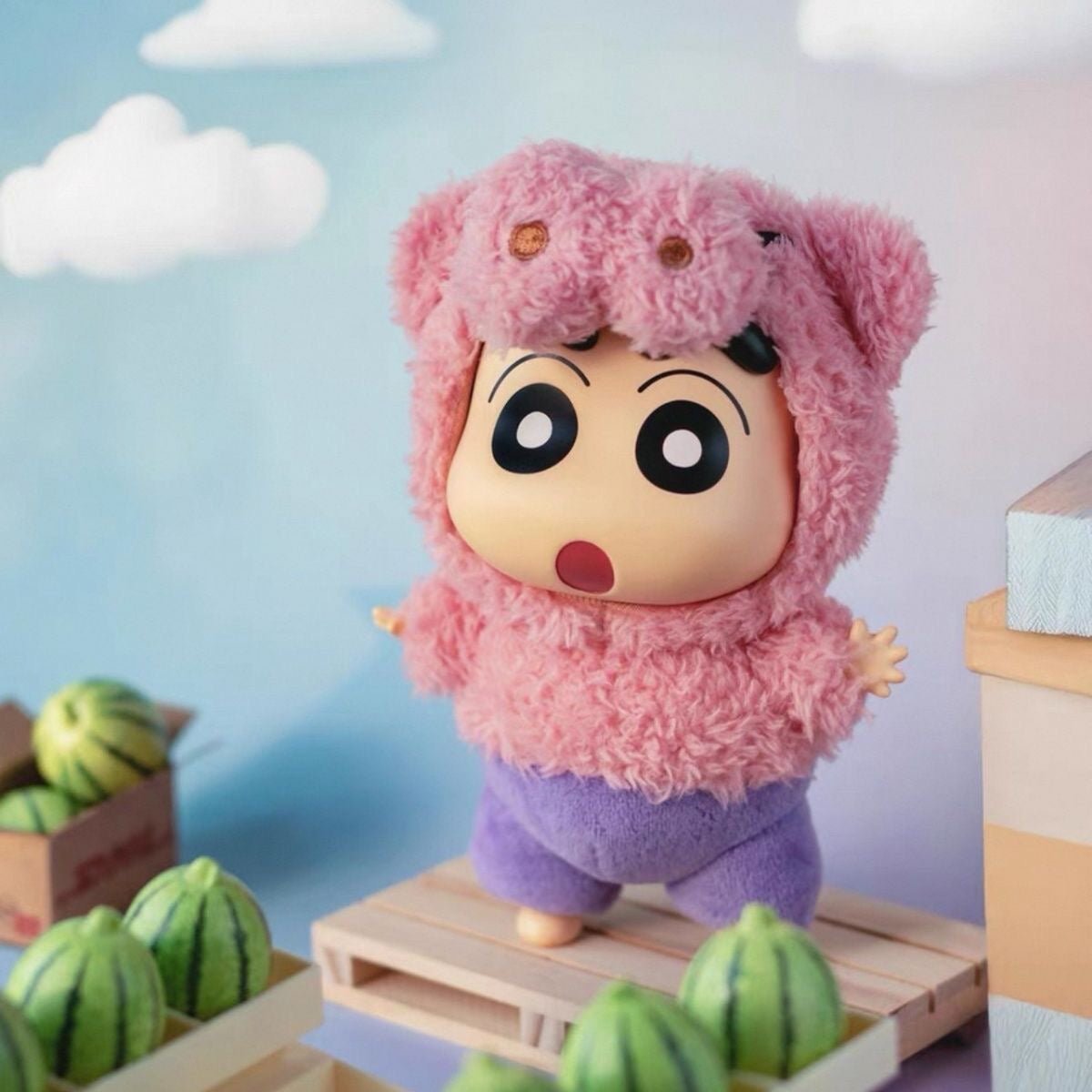 Crayon ShinChan Play Party! Series Plush Pendant Blind Box (PRE - ORDER) - POP BOX