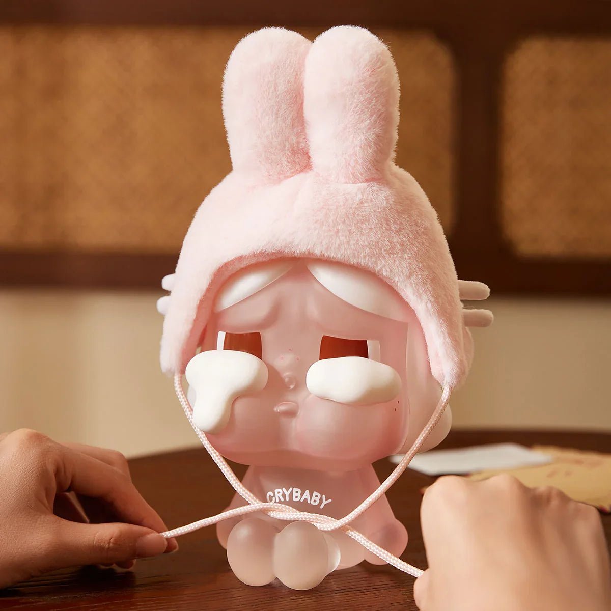 CRYBABY Crying Again Series - Plush Straw Cup (I'LL GIVE YOU ALL MY LOVE) - POP BOX