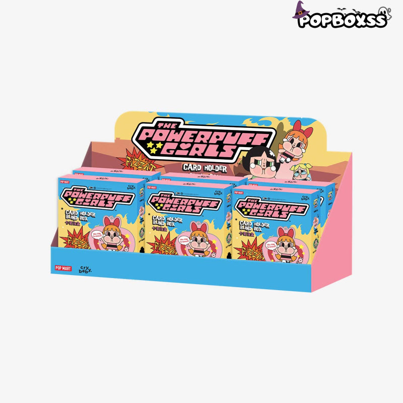 CRYBABY× Powerpuff Girls Series-Card Holder Blind Box 1 SET(6 BOXES)