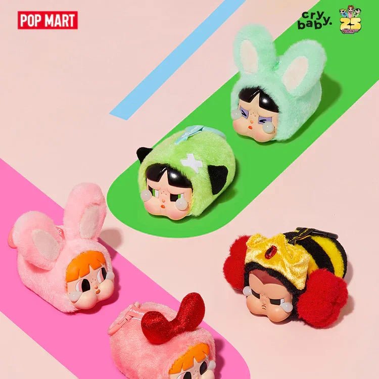Crybaby Powerpuff Girls Vinyl Face Series Plush Dolls. Blind Box - POP BOX