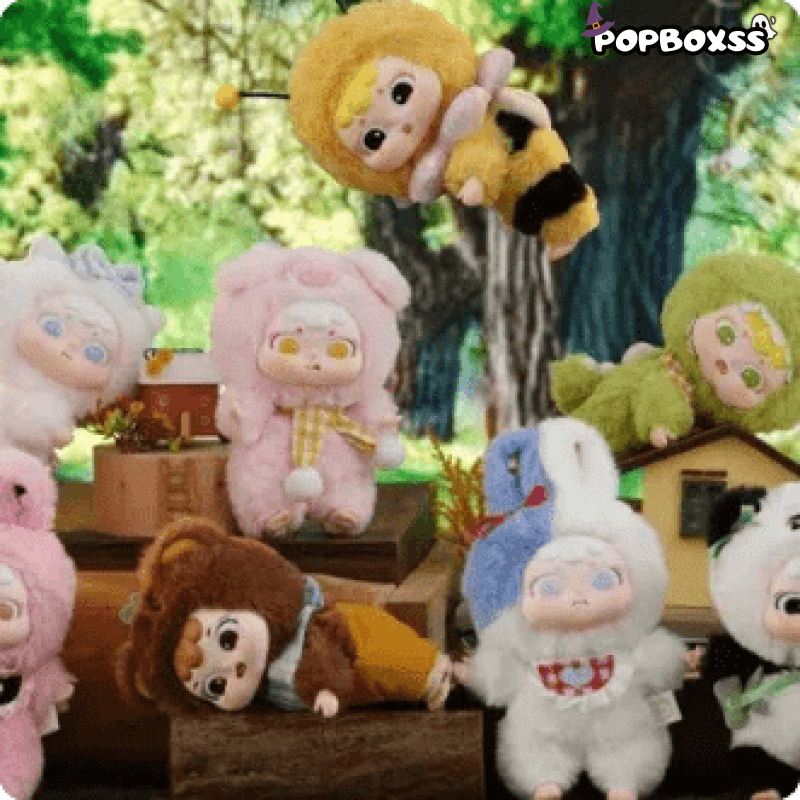Dai's Animal Crazy Party Series Plush Dolls. Blind Box - POP BOX