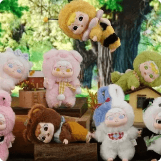 Dai's Animal Crazy Party Series Plush Dolls. Blind Box - POP BOX