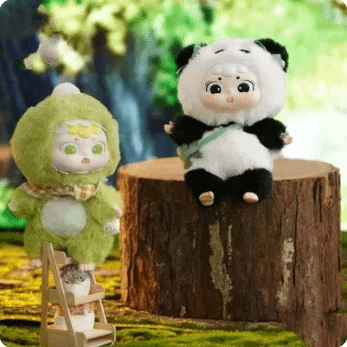 Dai's Animal Crazy Party Series Plush Dolls. Blind Box - POP BOX