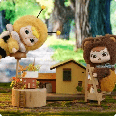 Dai's Animal Crazy Party Series Plush Dolls. Blind Box - POP BOX