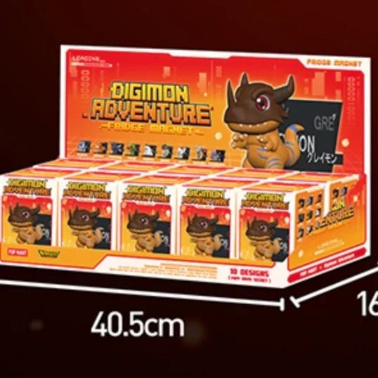 Digiman Adventure Fridge Magnet Series Figures. Blind Box - POP BOX