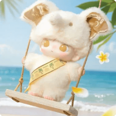 Dimoo Elephant Plush Hanging Card. Thailand Limited - POP BOX