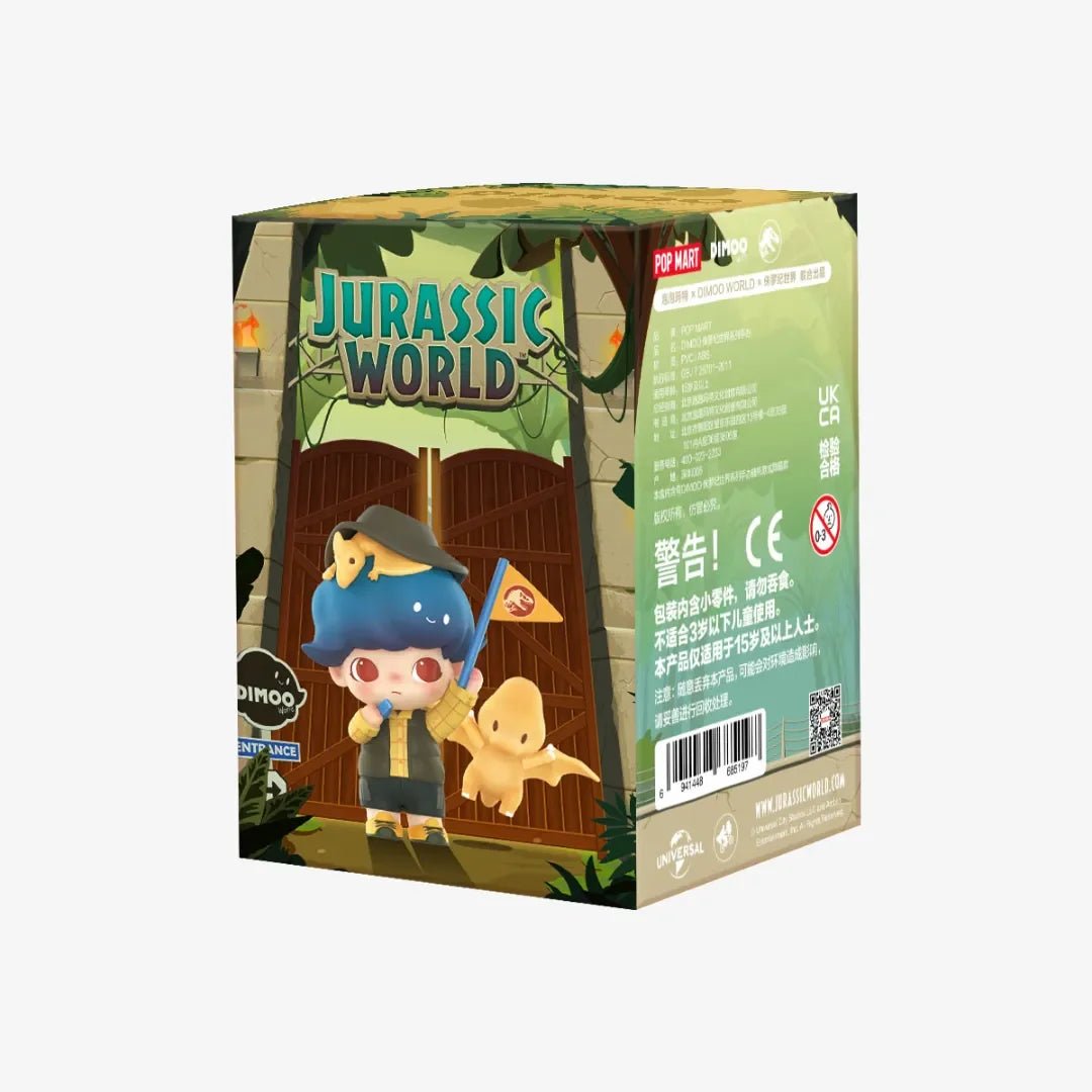 DIMOO Jurassic World Series Figures. Blind Box - POP BOX
