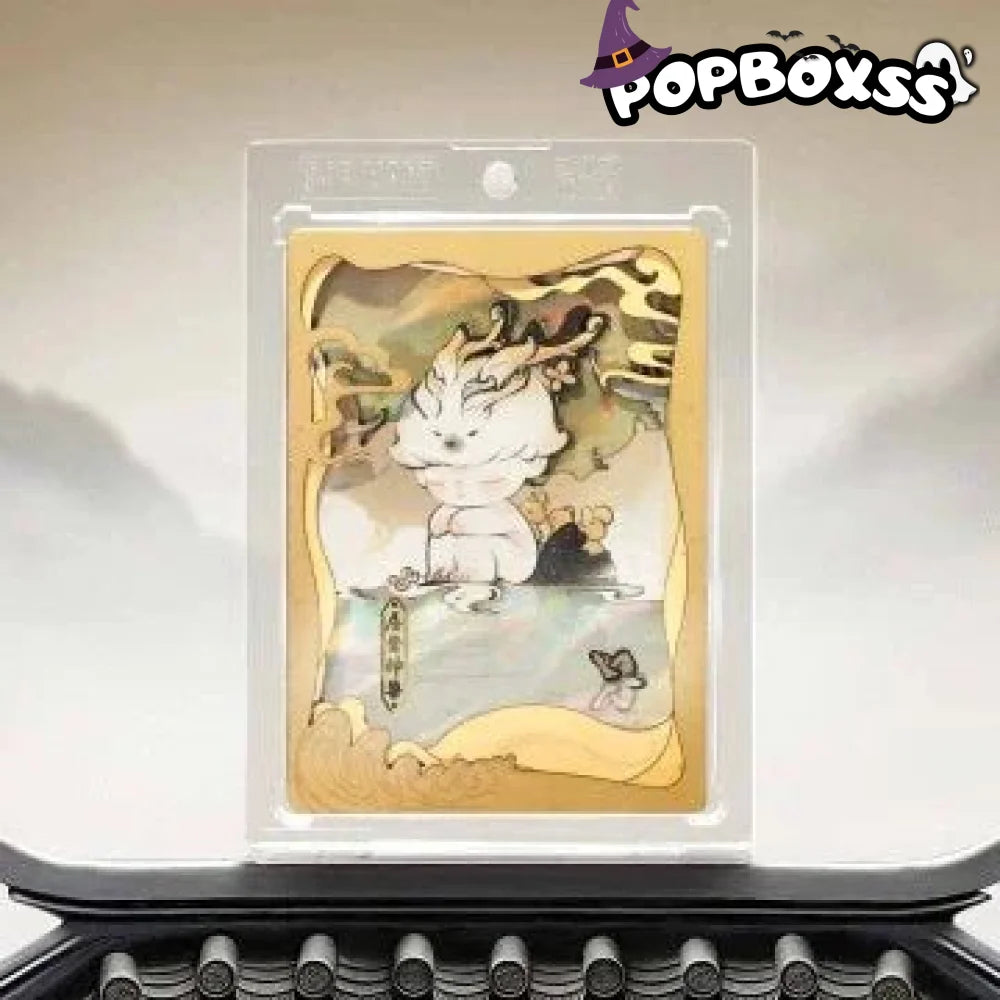 DIMOO Stories in the Cup Series Figures Art Collection Cards - POP BOX