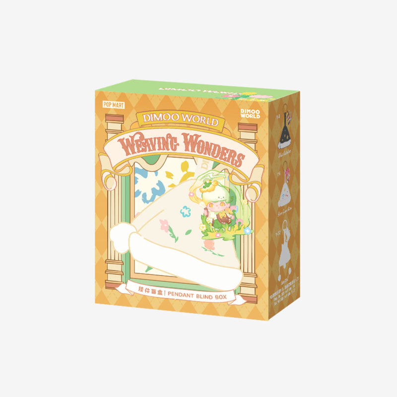 DIMOO Weaving Wonders Series-Pendant Plush Dolls. Blind Box 1 BOX Dimoo