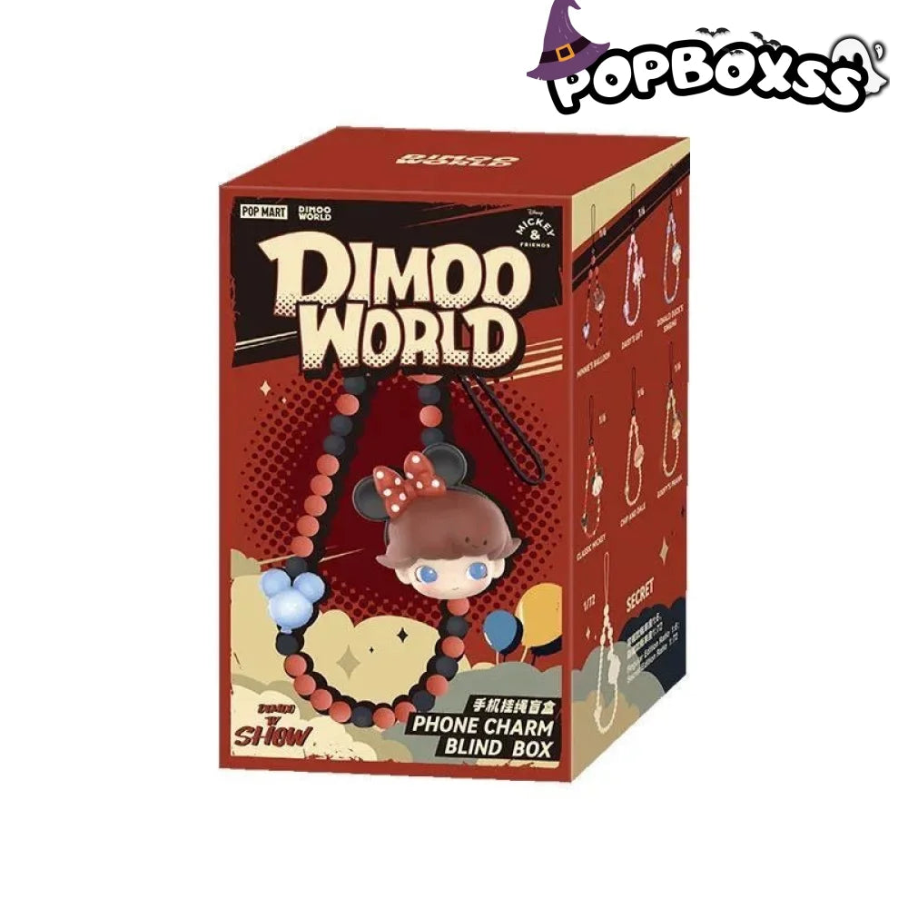 DIMOO WORLD × DSN Series - Mobile Phone Lanyard. Blind Box - POP BOX