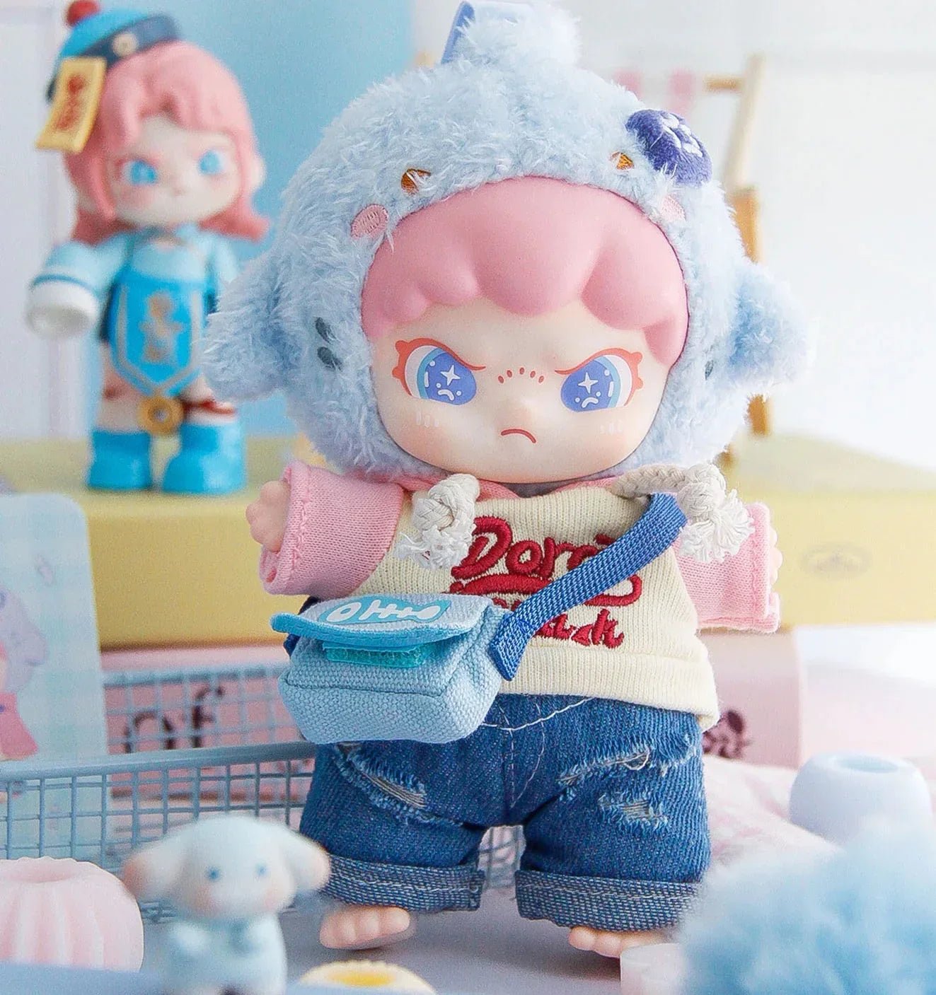 Dora Sharky Lala Girl Vinyl Plush Doll & Pendant - POP BOX