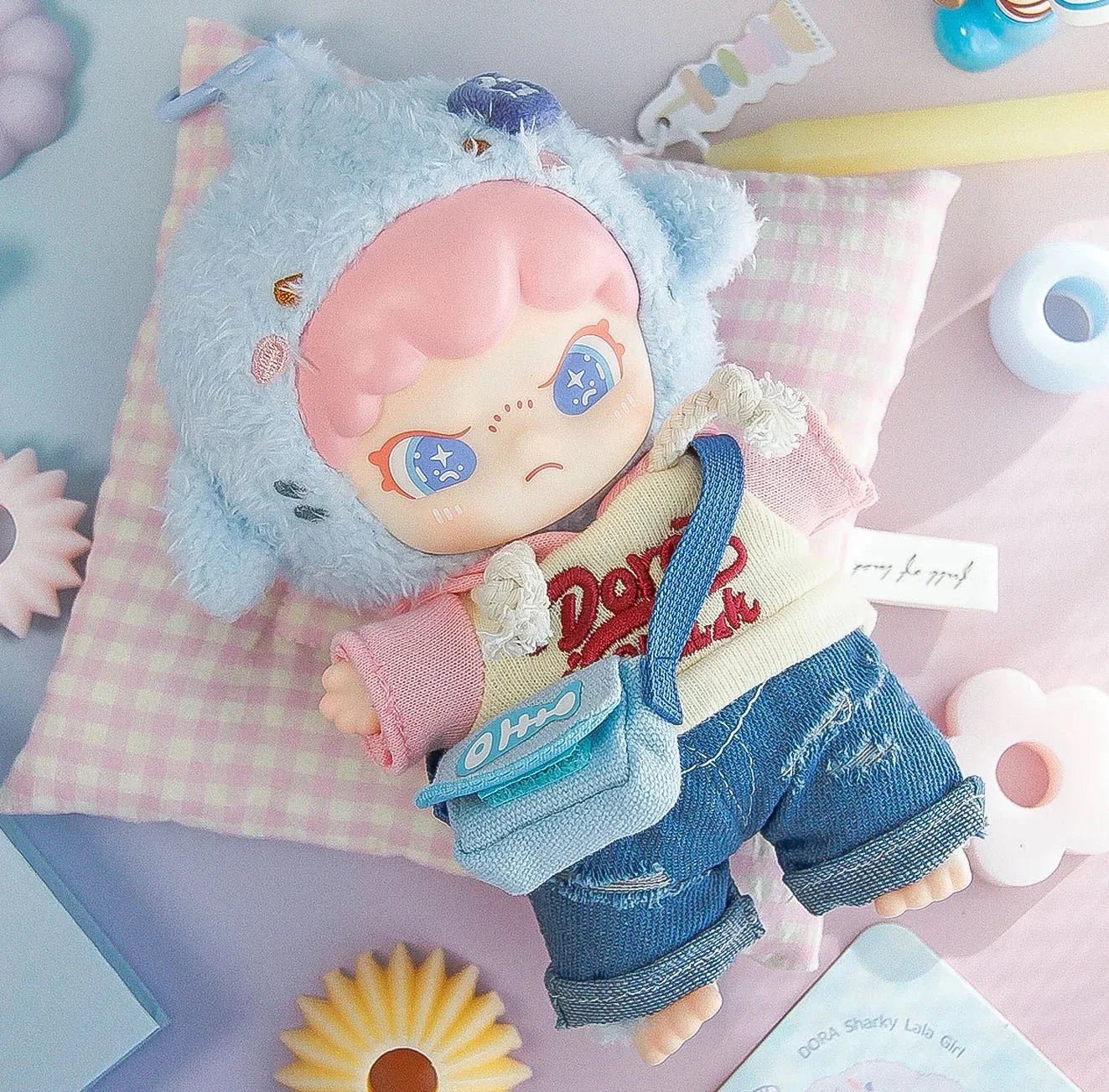 Dora Sharky Lala Girl Vinyl Plush Doll & Pendant - POP BOX