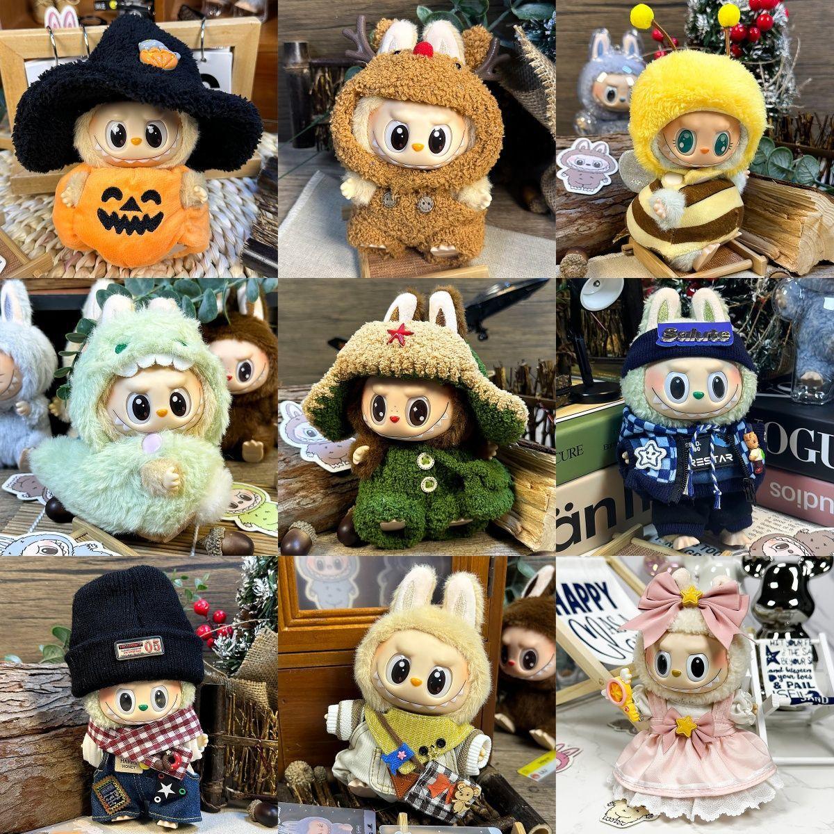 POP MART Labubu Doll Clothes Set. Labubu Outfit(No Dolls)