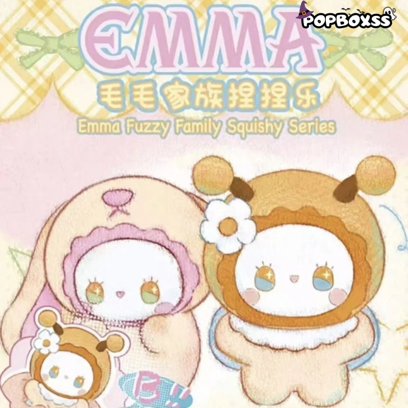 Emma Fuzzy Family Squishy Series Plush Dolls. Blind Box - POP BOX