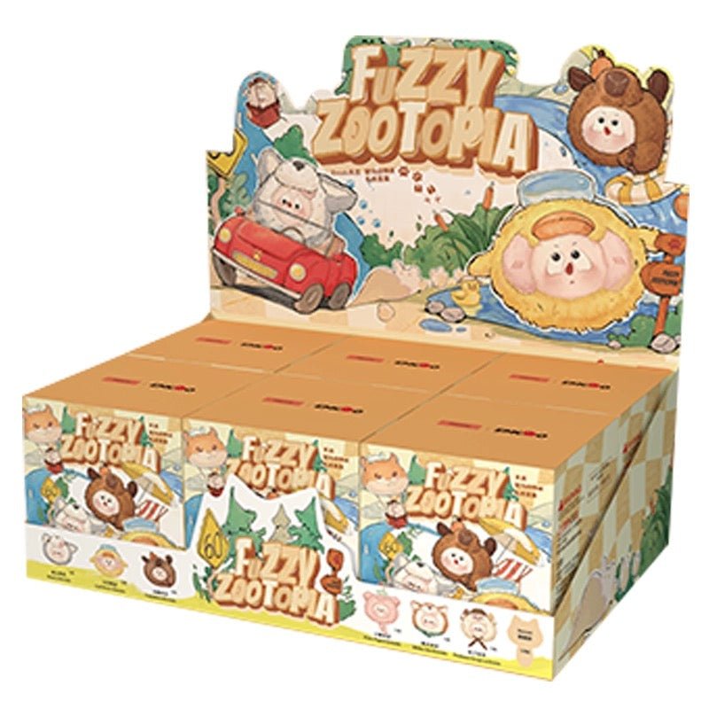 Emodo - Fuzzy Zootopia Series Plush Dolls, Blind Box - POP BOX