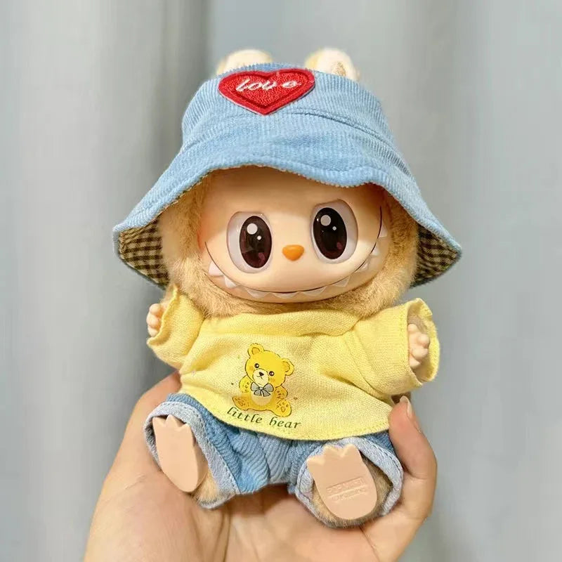 POP MART labubu clothes chanel Set. Labubu Outfit(No Dolls)