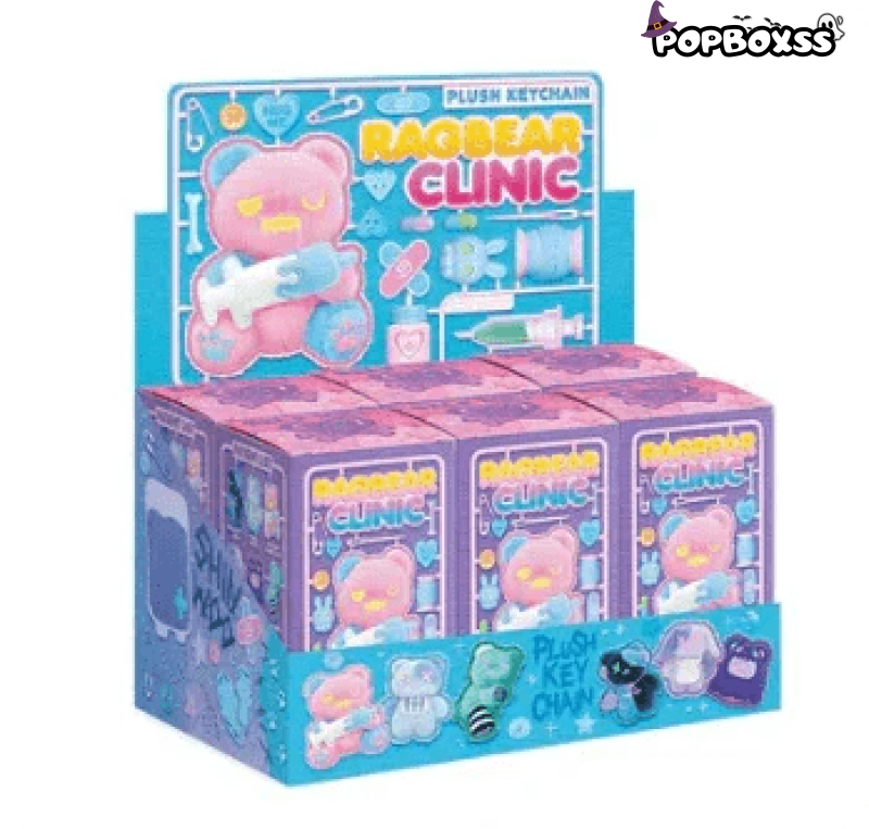 FINDING UNICORN ShinWoo Ragbear Clinic Series Plush Blind Box - POP BOX