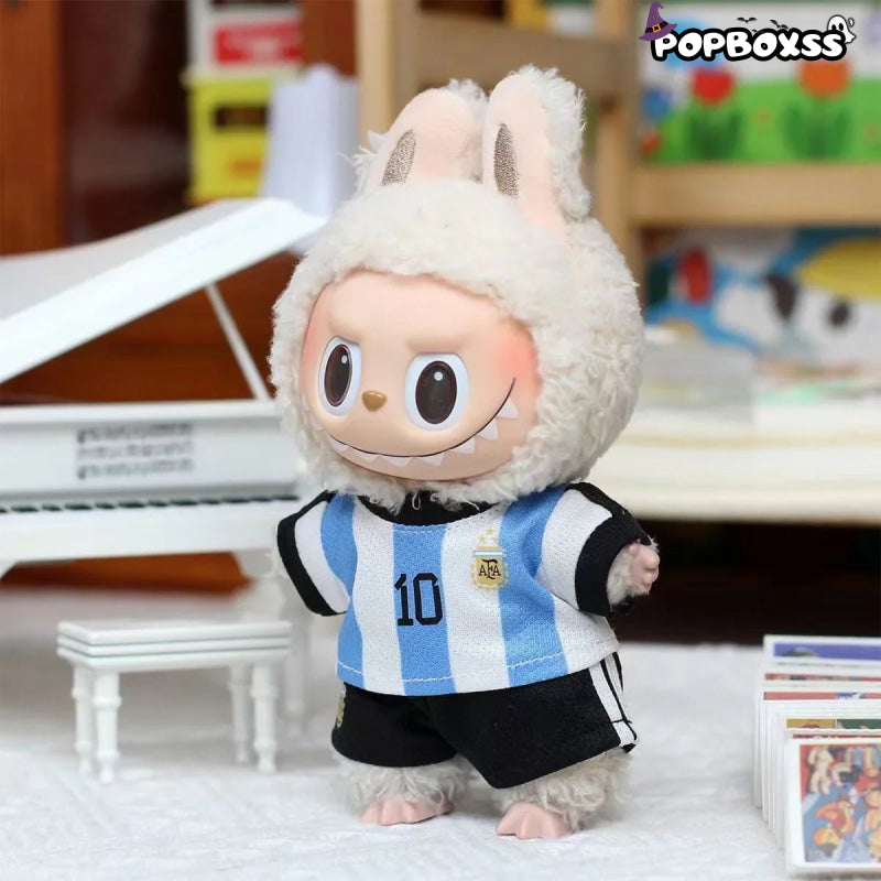 First. second and third generation labubu baby clothes football jersey(No Dolls) - POP BOX