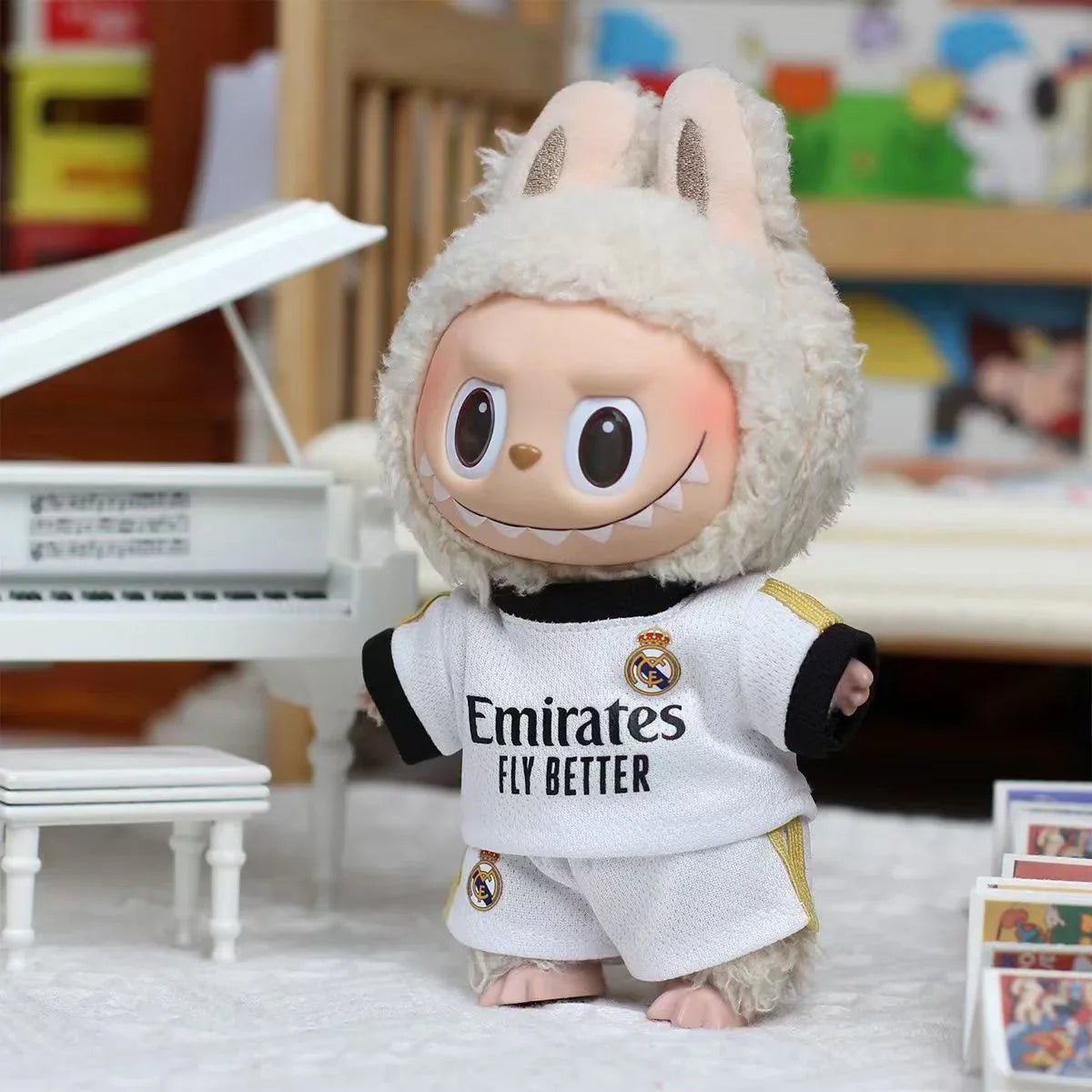 First. second and third generation labubu baby clothes football jersey(No Dolls) - POP BOX