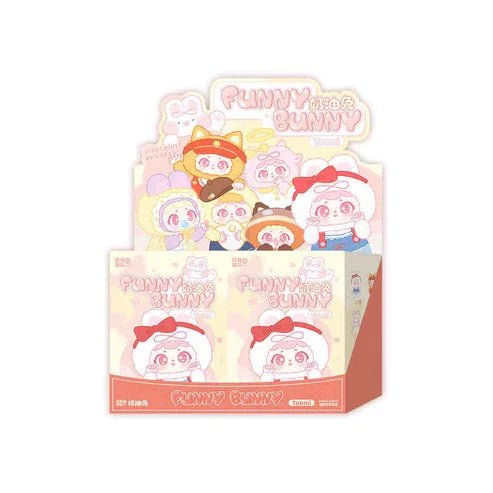 FUNNY BUNNY - Toomi Cute Party Series Vinyl Plush Dolls. Blind Box - POP BOX