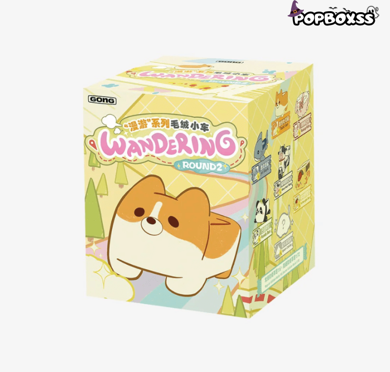 GONG Original Roaming Series Plush Toy Car Round2 Blind Box - POP BOX
