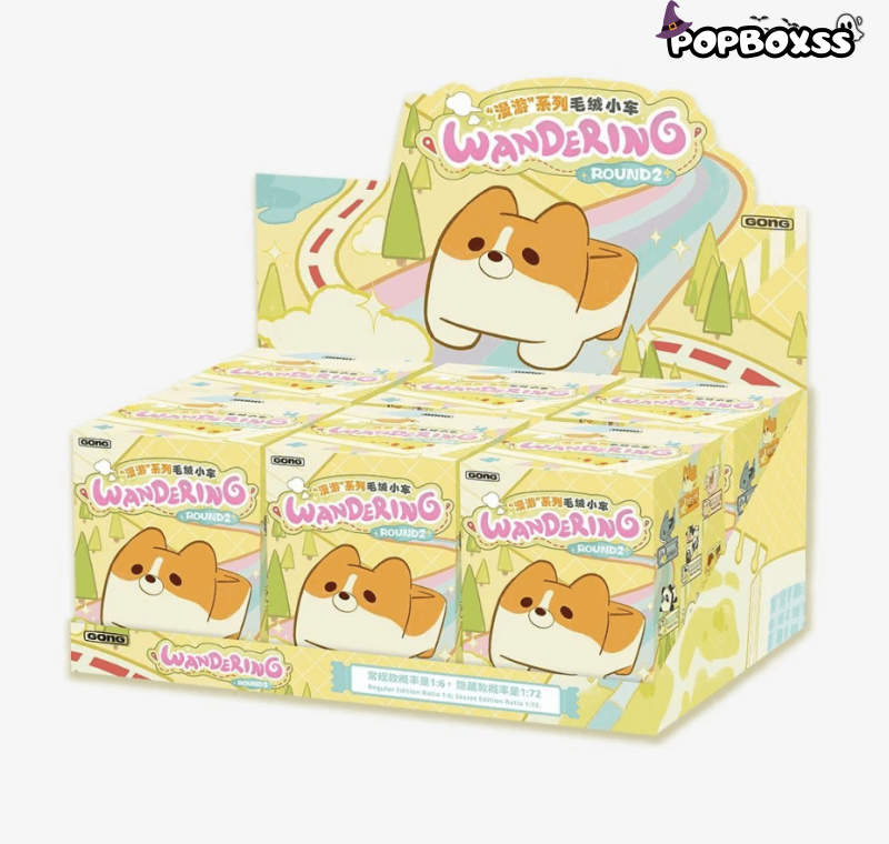 GONG Original Roaming Series Plush Toy Car Round2 Blind Box - POP BOX