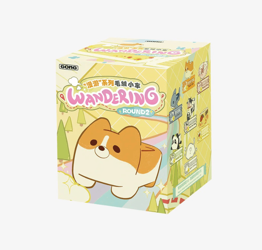 GONG Original Roaming Series Plush Toy Car Round2 Blind Box - POP BOX