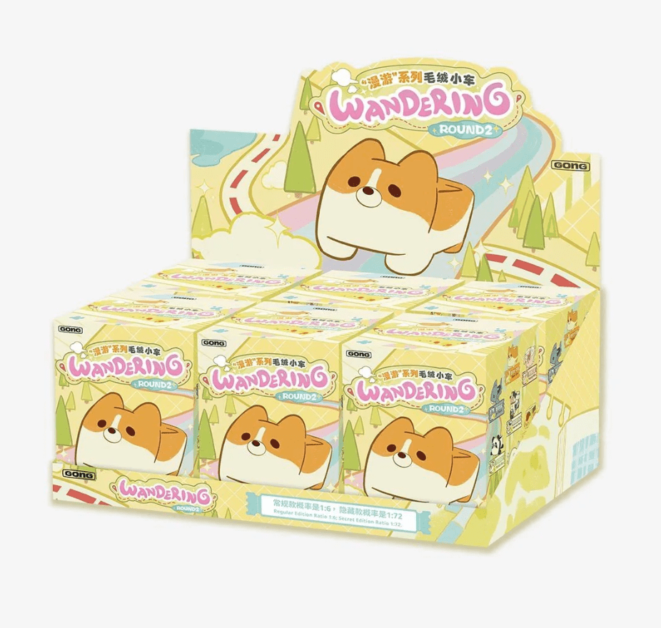 GONG Original Roaming Series Plush Toy Car Round2 Blind Box - POP BOX