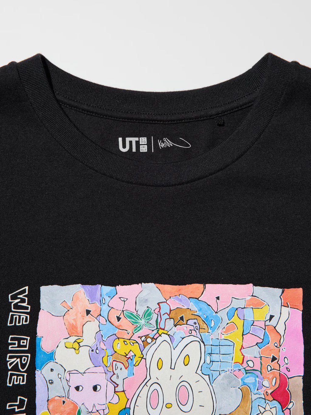 POP MART UT Graphic T-Shirt | THE MONSTERS LABUBU BLACK