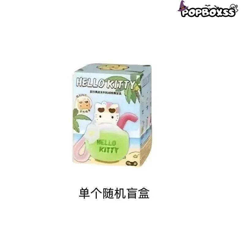 HELL0 KITTY Black Summer Series Scented Plush Pendants, Blind Box - POP BOX