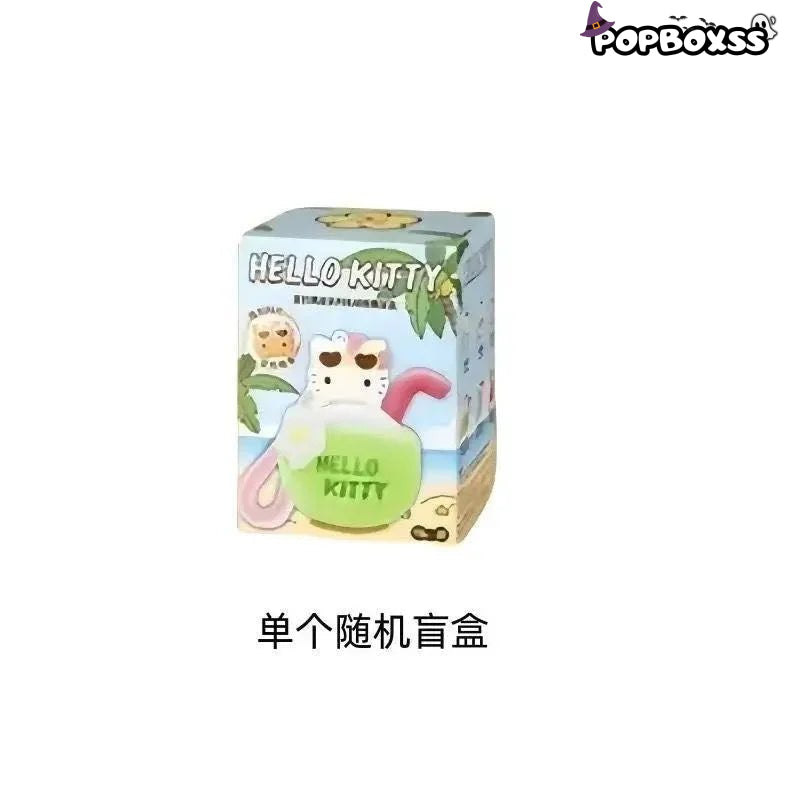 HELL0 KITTY Black Summer Series Scented Plush Pendants, Blind Box - POP BOX