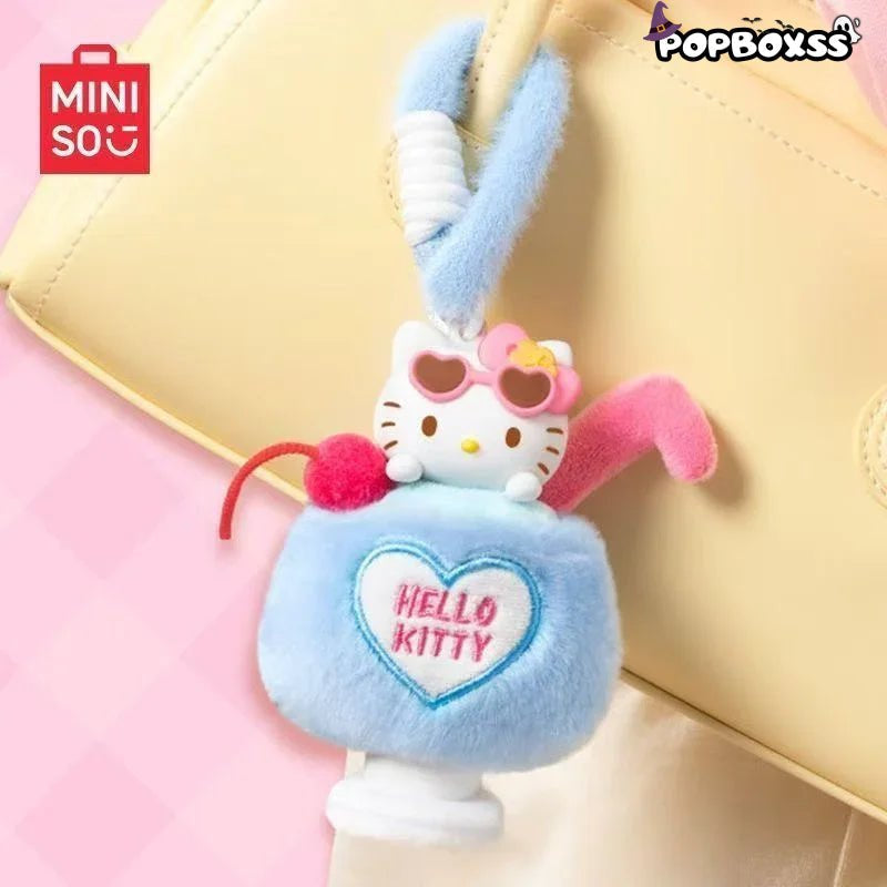 HELL0 KITTY Black Summer Series Scented Plush Pendants, Blind Box - POP BOX