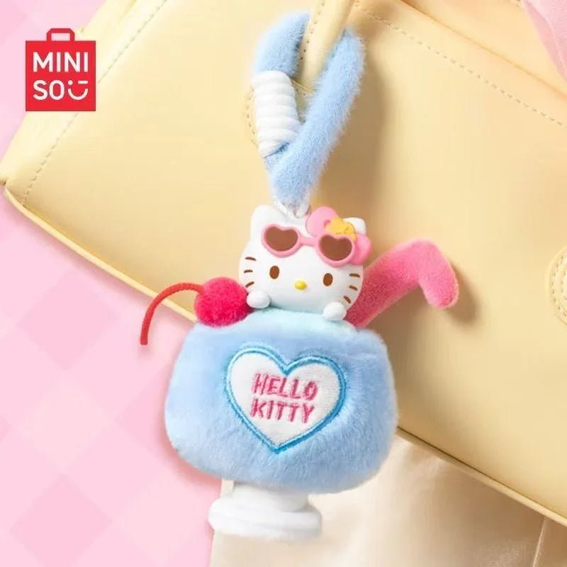 HELL0 KITTY Black Summer Series Scented Plush Pendants, Blind Box - POP BOX