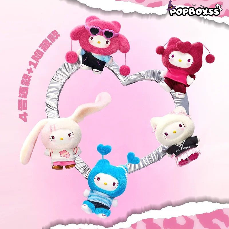HELL0 KITTY Pop Star Series Plush Pendant, Blind Box - POP BOX