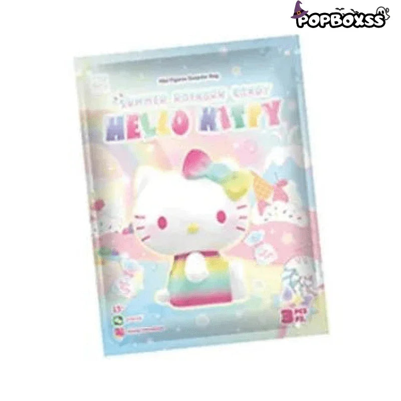 Hello - Kitty Summer Rainbow Candy Series Mini Beans Figures. Blind Bag - POP BOX