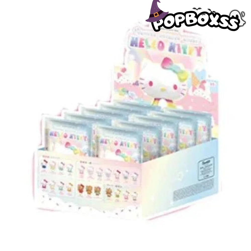 Hello - Kitty Summer Rainbow Candy Series Mini Beans Figures. Blind Bag - POP BOX