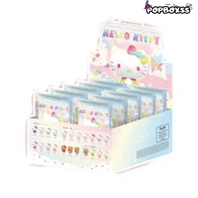 Hello - Kitty Summer Rainbow Candy Series Mini Beans Figures. Blind Bag - POP BOX