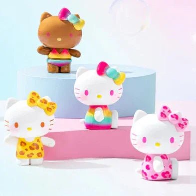 Hello - Kitty Summer Rainbow Candy Series Mini Beans Figures. Blind Bag - POP BOX