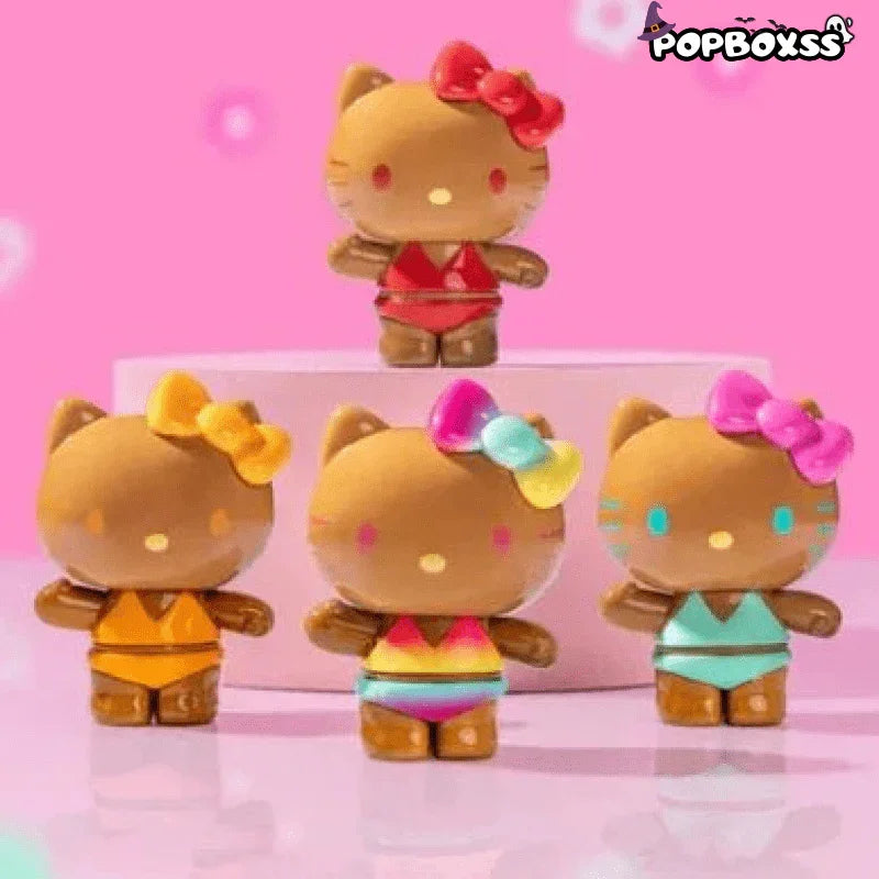 Hello - Kitty Summer Rainbow Candy Series Mini Beans Figures. Blind Bag - POP BOX