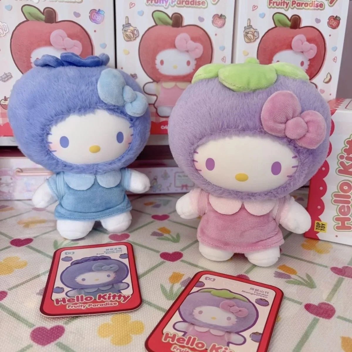 HELLO KlTTY Fruity Paradise Series Plush Dolls. Blind Box - POP BOX