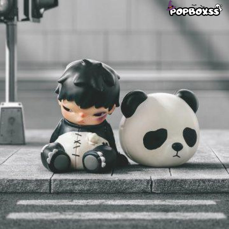 Hirono Doll Panda Figure - POP BOX